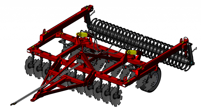 Прицепная дисковая борона БД-3,2х2П